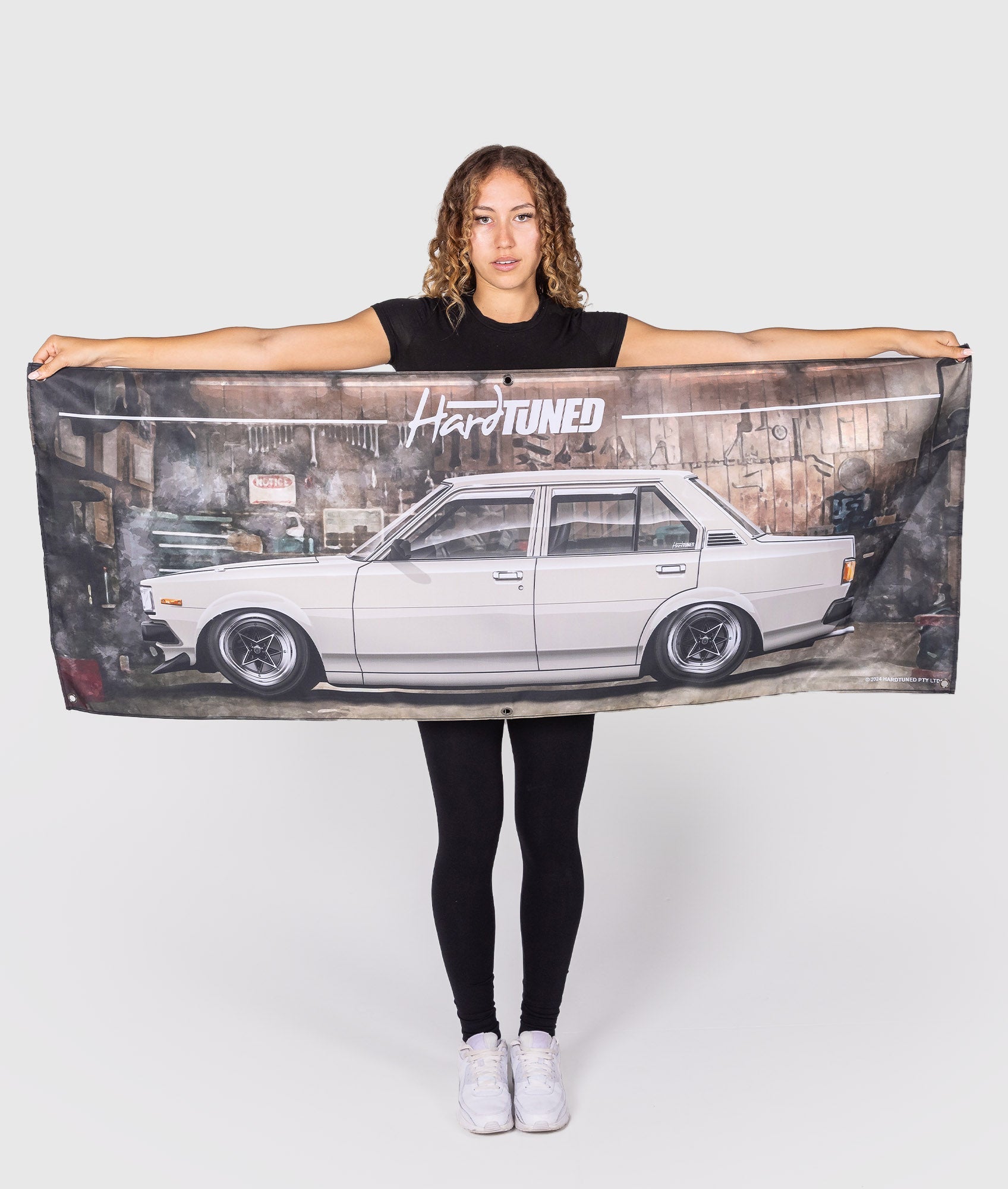 Toyota Corolla KE70 Garage Flag – Hardtuned