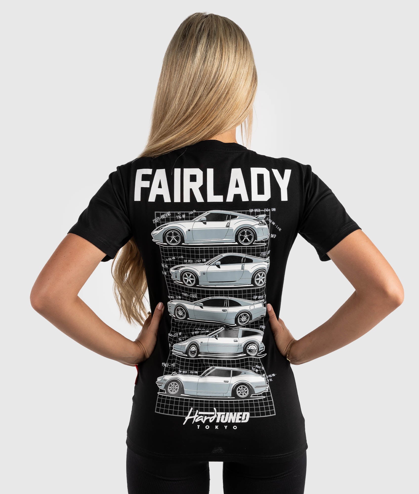 Womens Nissan Z Generations Tee – Hardtuned