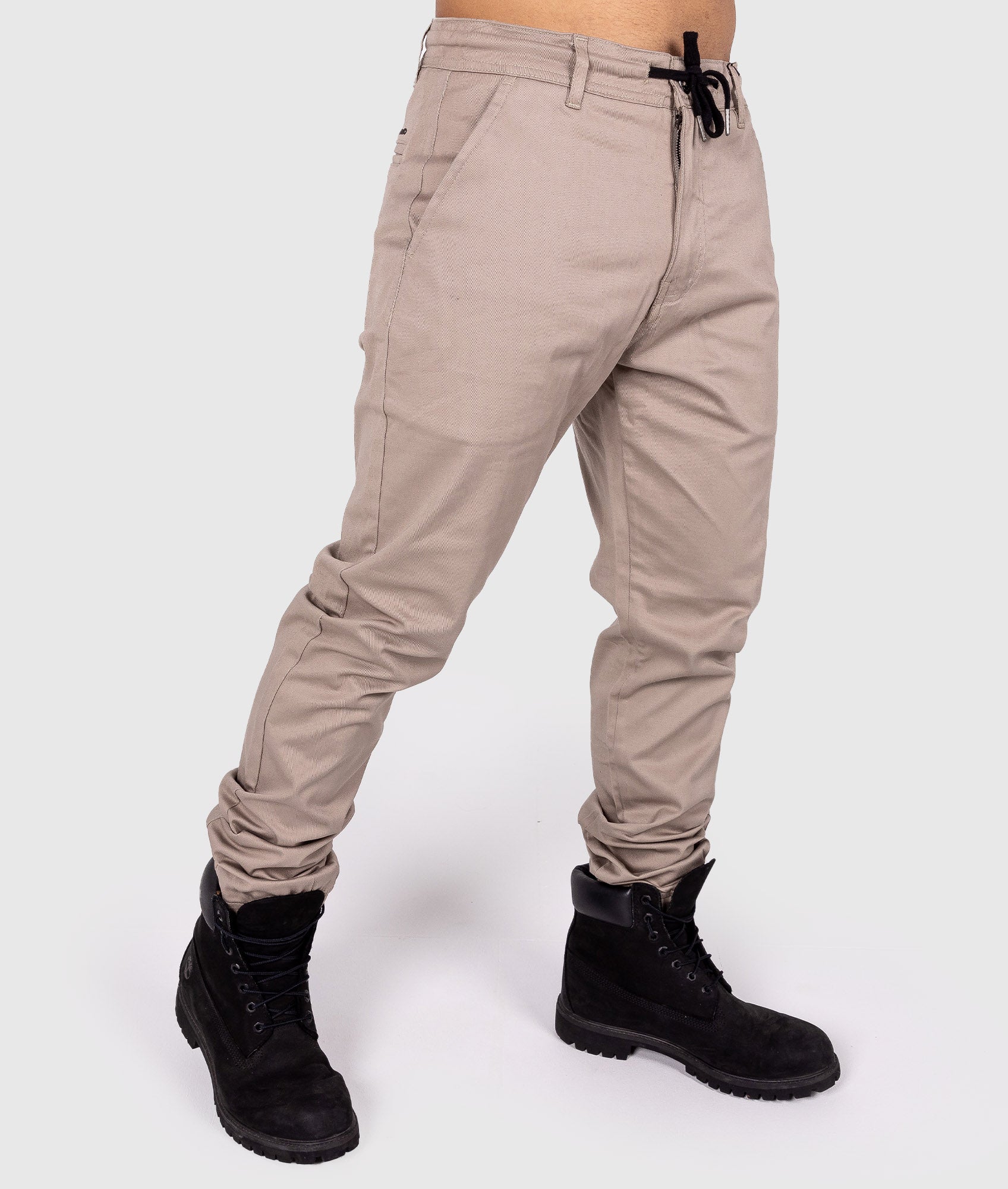HardTuned Grid Cuffed Chinos - Tan – Hardtuned