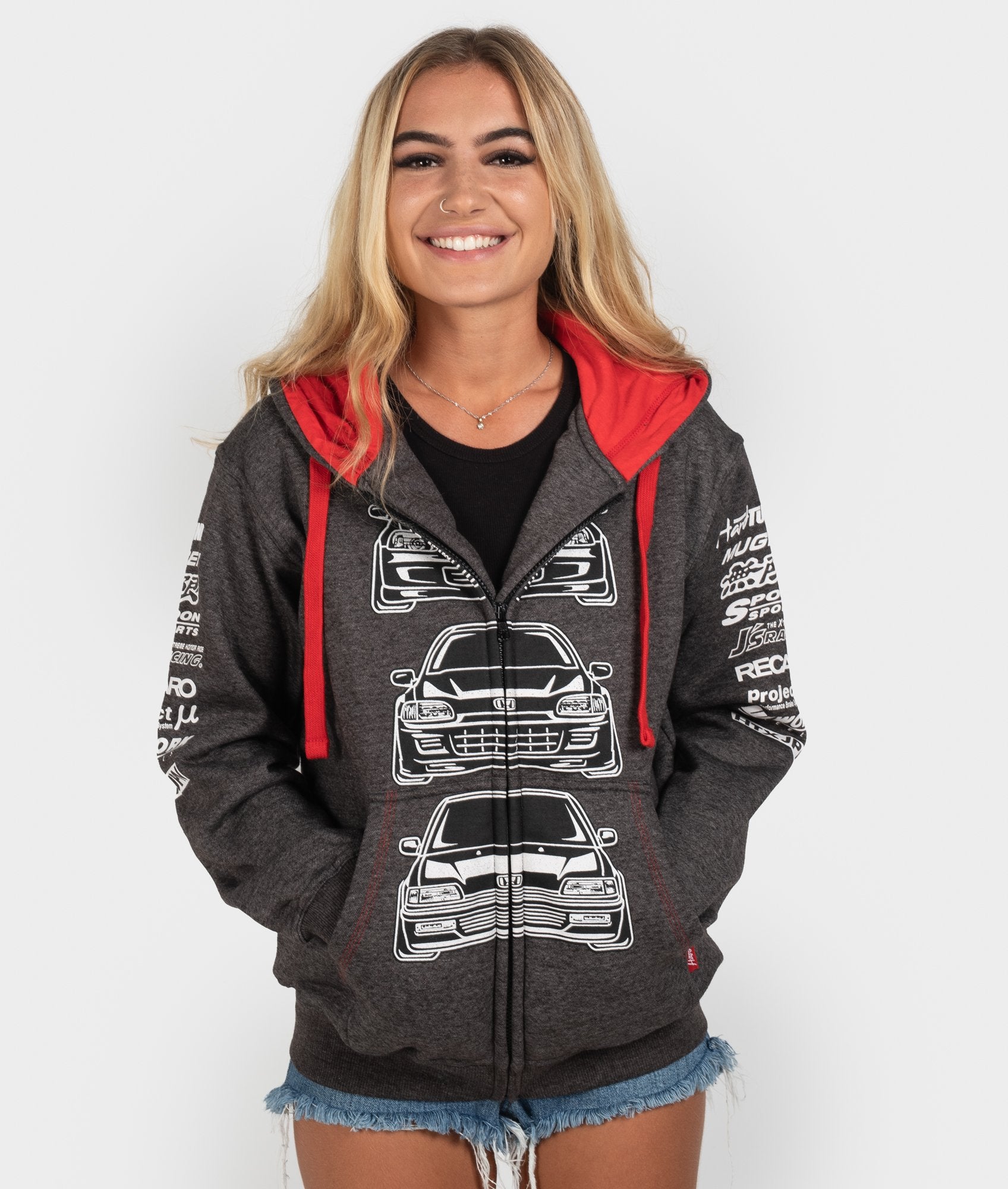 Honda Civic EK, EG, ED Womens Hoodie – Hardtuned