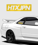 HTXJPN Classic Vinyl Sticker - Hardtuned