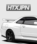 HTXJPN Classic Vinyl Sticker - Hardtuned