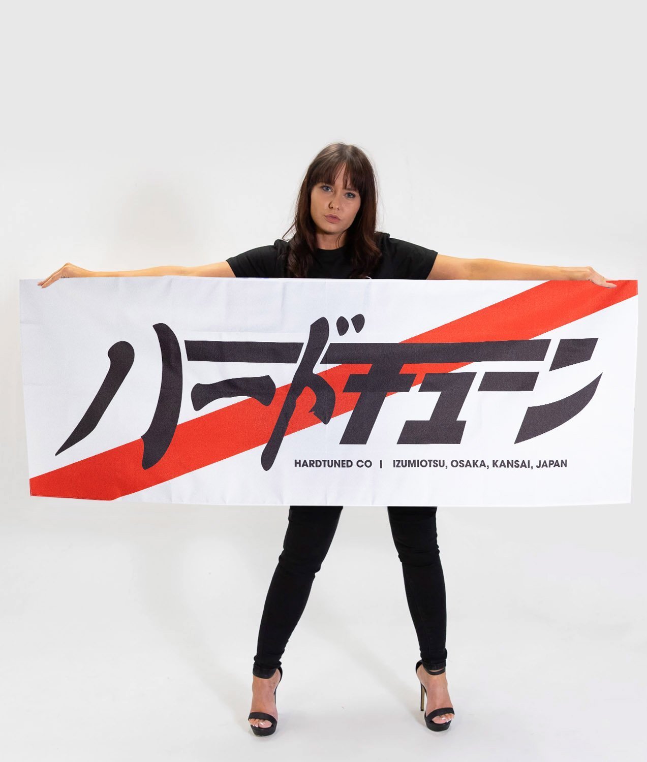 Mangesu ダートジャンプ 高額ステッカーチューン JDM Kanji Stripe Garage Flag – Hardtuned