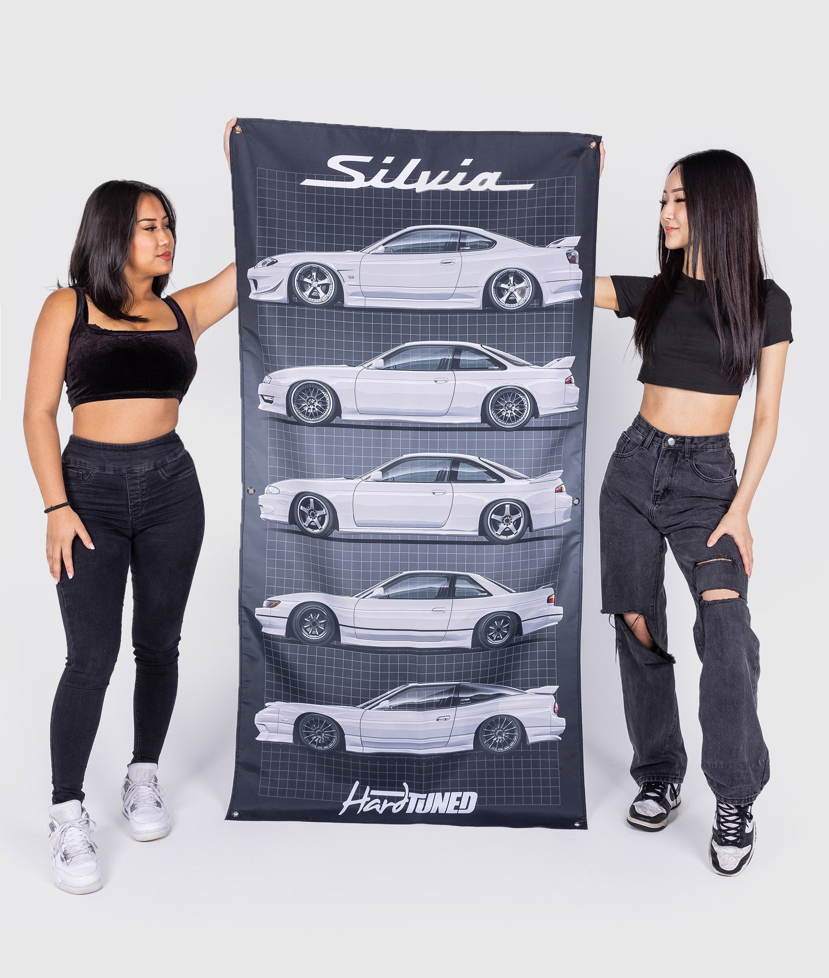 Nissan Silvia Generations Garage Flag – Hardtuned