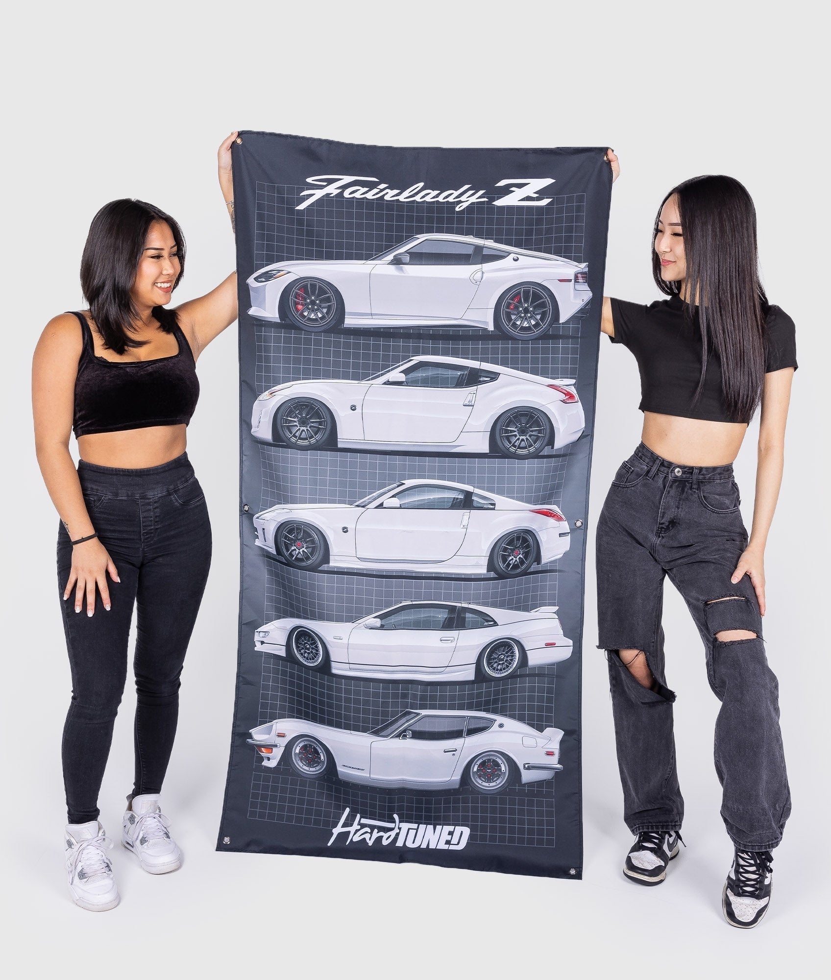 Nissan Z Generations Garage Flag – Hardtuned
