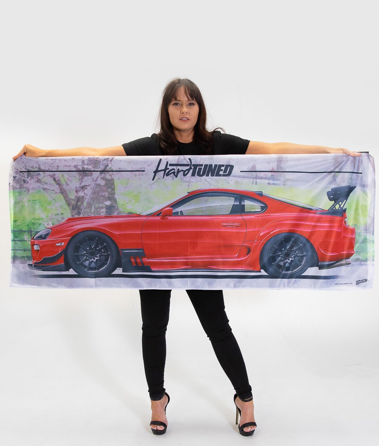 ラブスパンキングページ Toyota Supra MKIV Garage Flag – Hardtuned