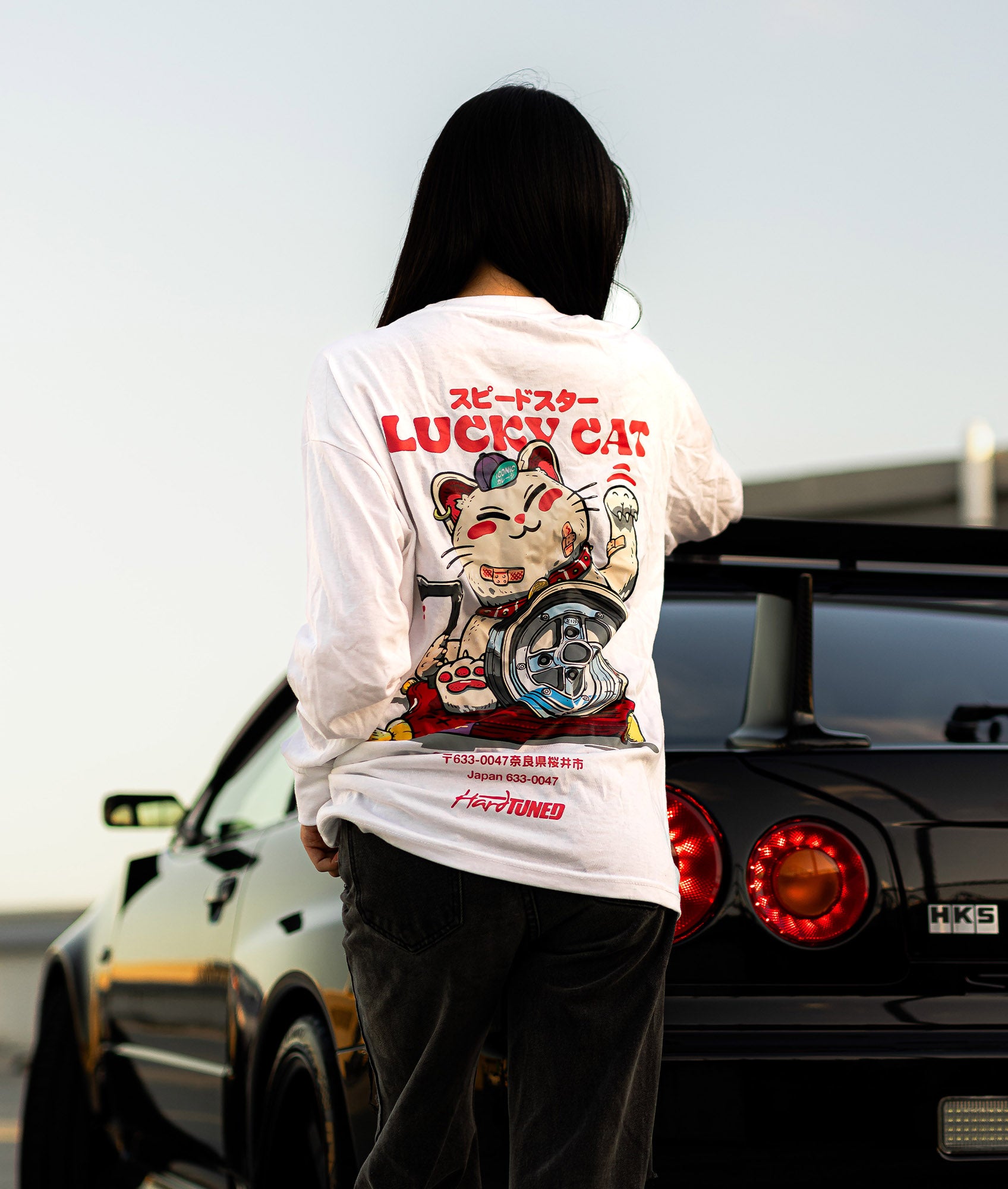 Lucky Cat Longsleeve Tee – Hardtuned