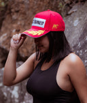Podium Cap - Red/Gold