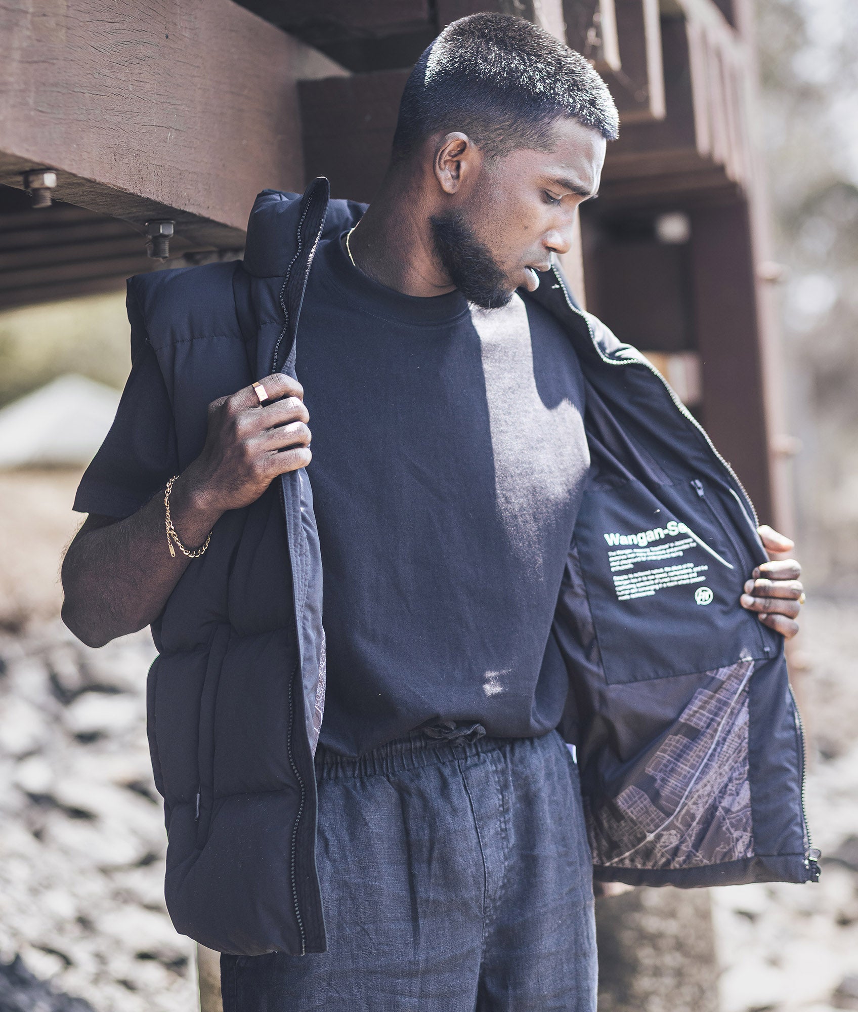 特価 PUBLIC TOKYO MINIMAL PADDED VEST 1 S Underground C1 Loop Puffer Vest – Hardtuned