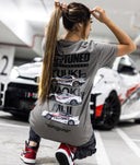 Womens World Time Attack Team Tee - Grey