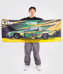 Daniel Messmer Nissan Silvia S13 Garage Flag
