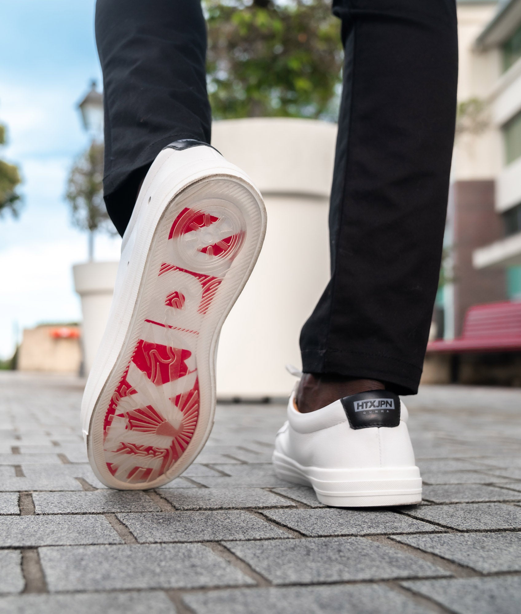 HTXJPN Gunma White Sneakers - Hardtuned