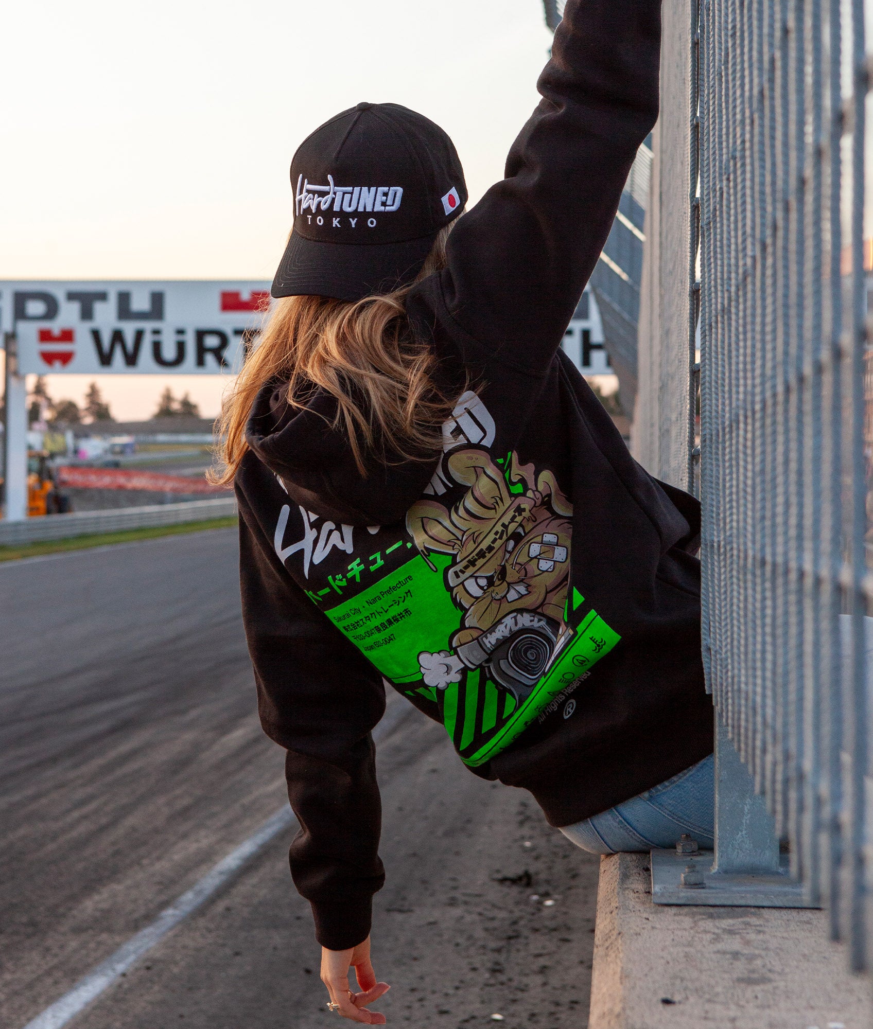 Turbo Bunny Hoodie - Black – Hardtuned