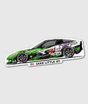Jake Little C6 Corvette Vinyl Sticker