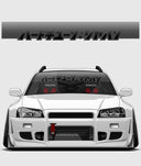 Hardtuned Kanji Window Banner - Solid
