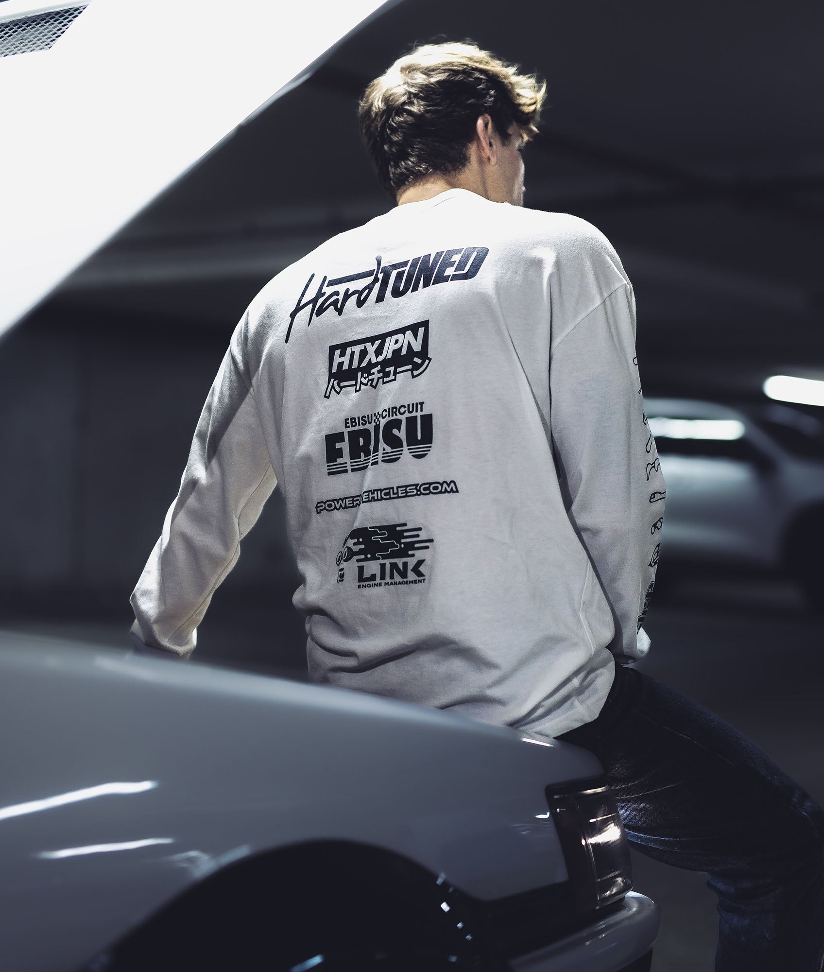 Drift Matsuri Track Tee - White - Hardtuned