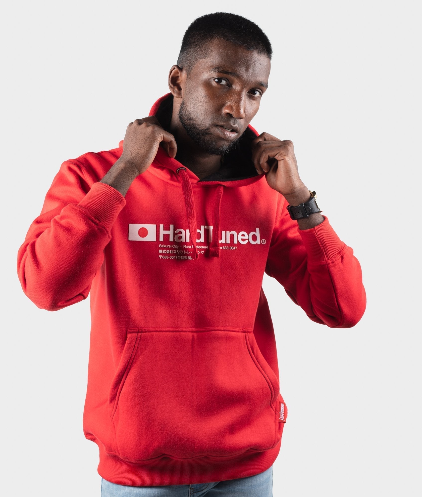 Hardtuned Essential Hoodie - Red - Hardtuned