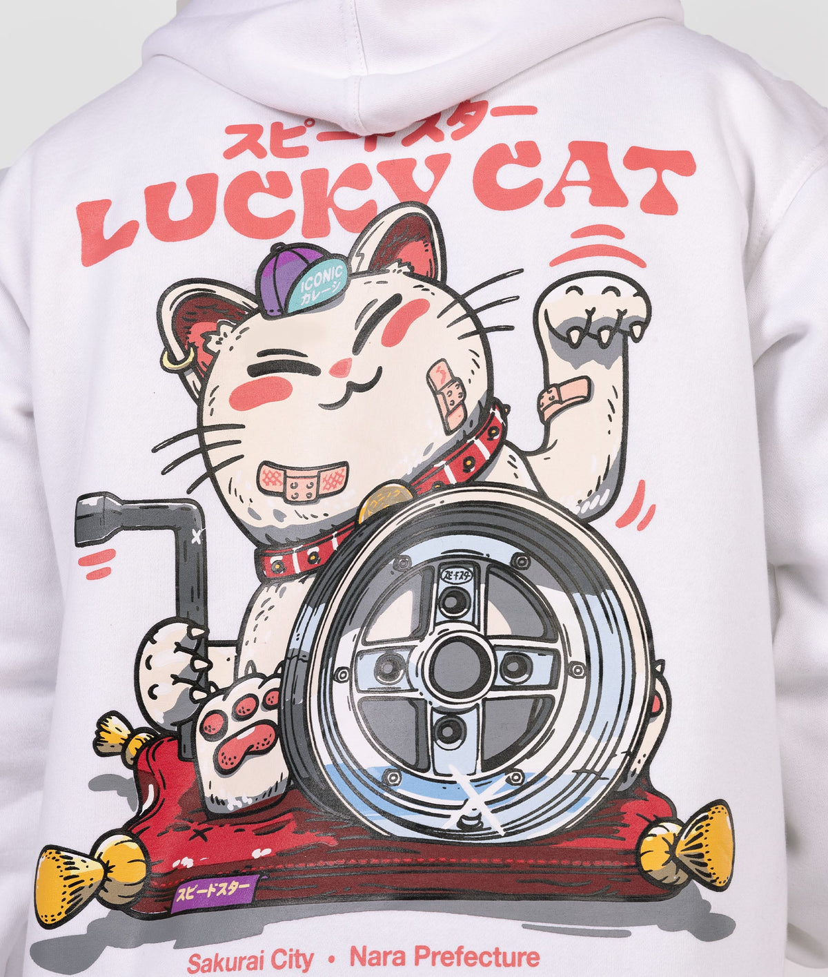 Maneki neko hoodie best sale