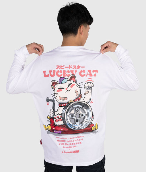 Lucky Cat Longsleeve Tee – Hardtuned
