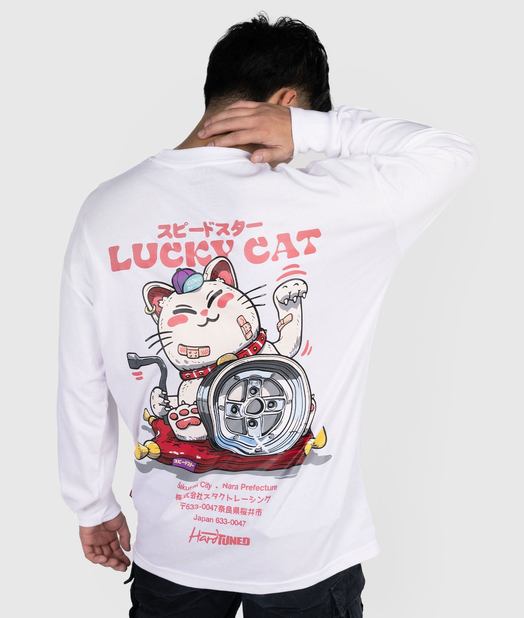 Lucky Cat Longsleeve Tee – Hardtuned