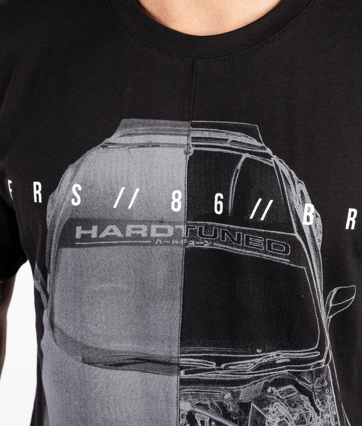 salsation Tshirt with split ダークブラウン salsation Tshirt with