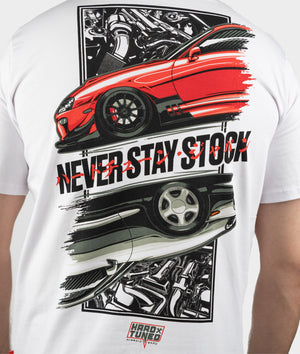 Toyota Supra Never Stay Stock Tee - Hardtuned