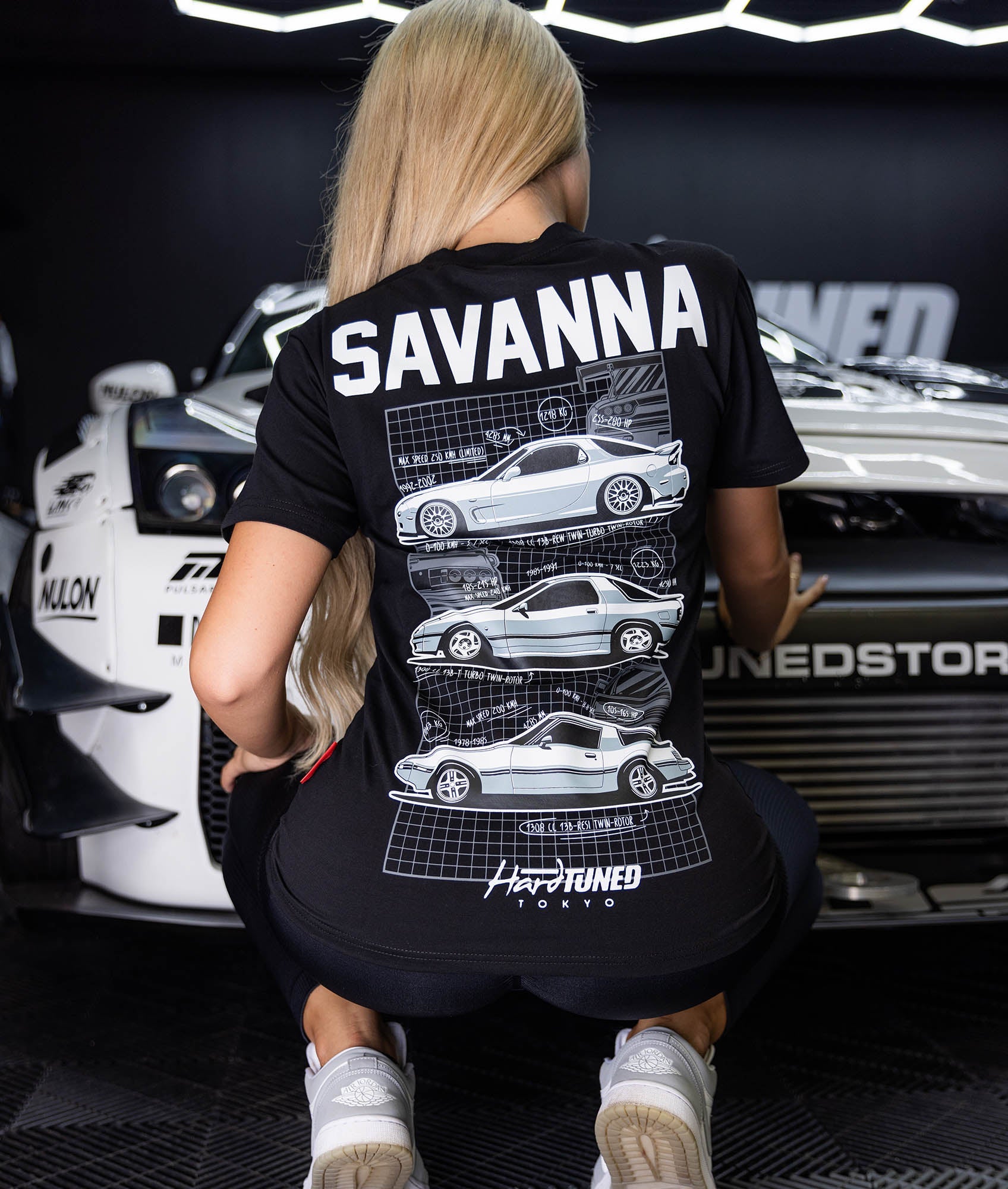Womens Mazda RX7 Generations Tee – Hardtuned