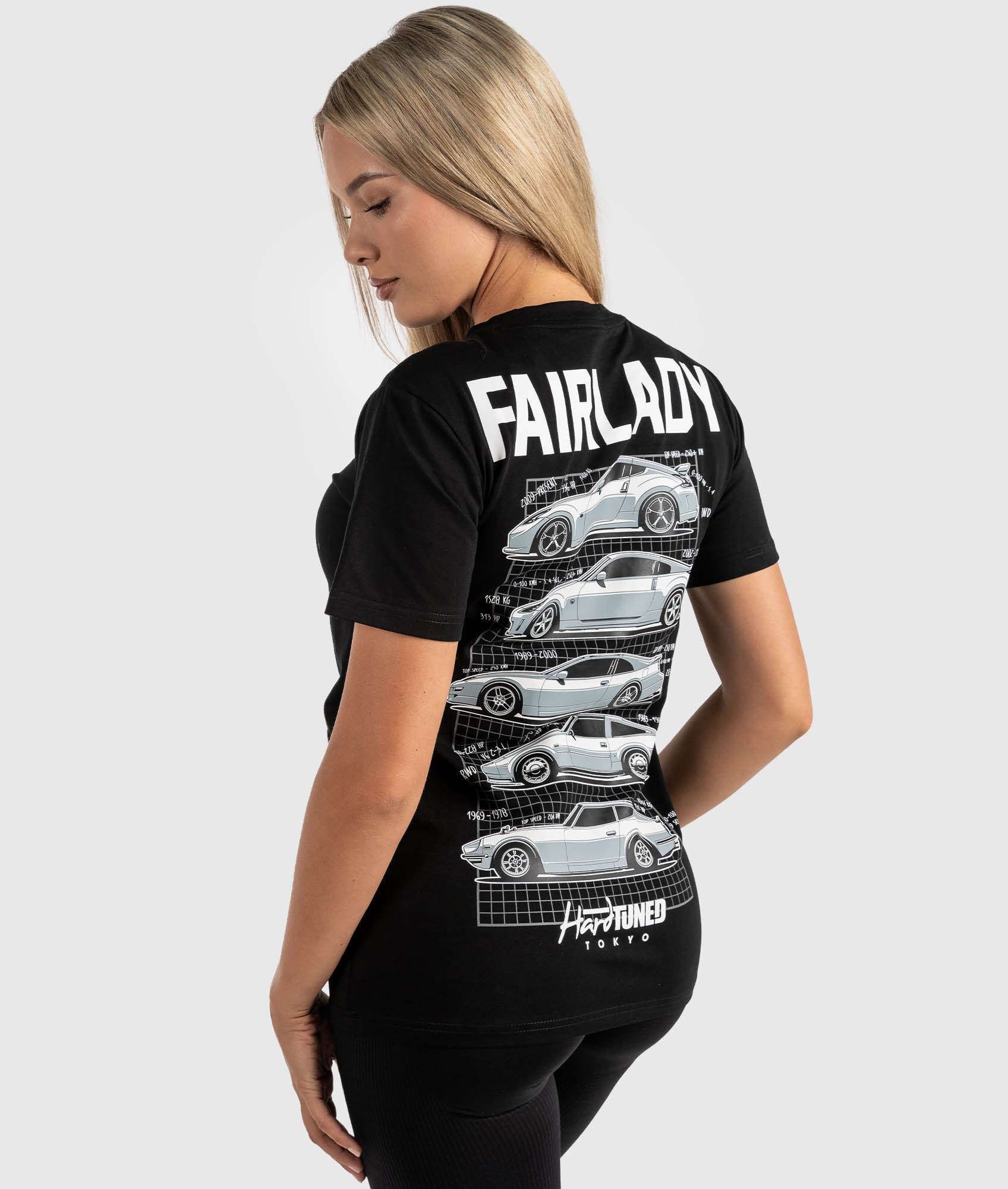 Womens Nissan Z Generations Tee – Hardtuned