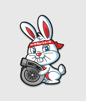 Easter Bunny Turbo Sticker - Hardtuned