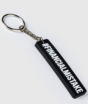 Financial Mistake Rubber Key Ring - Hardtuned