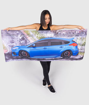 Ford Focus RS 2016 Garage Flag - Hardtuned