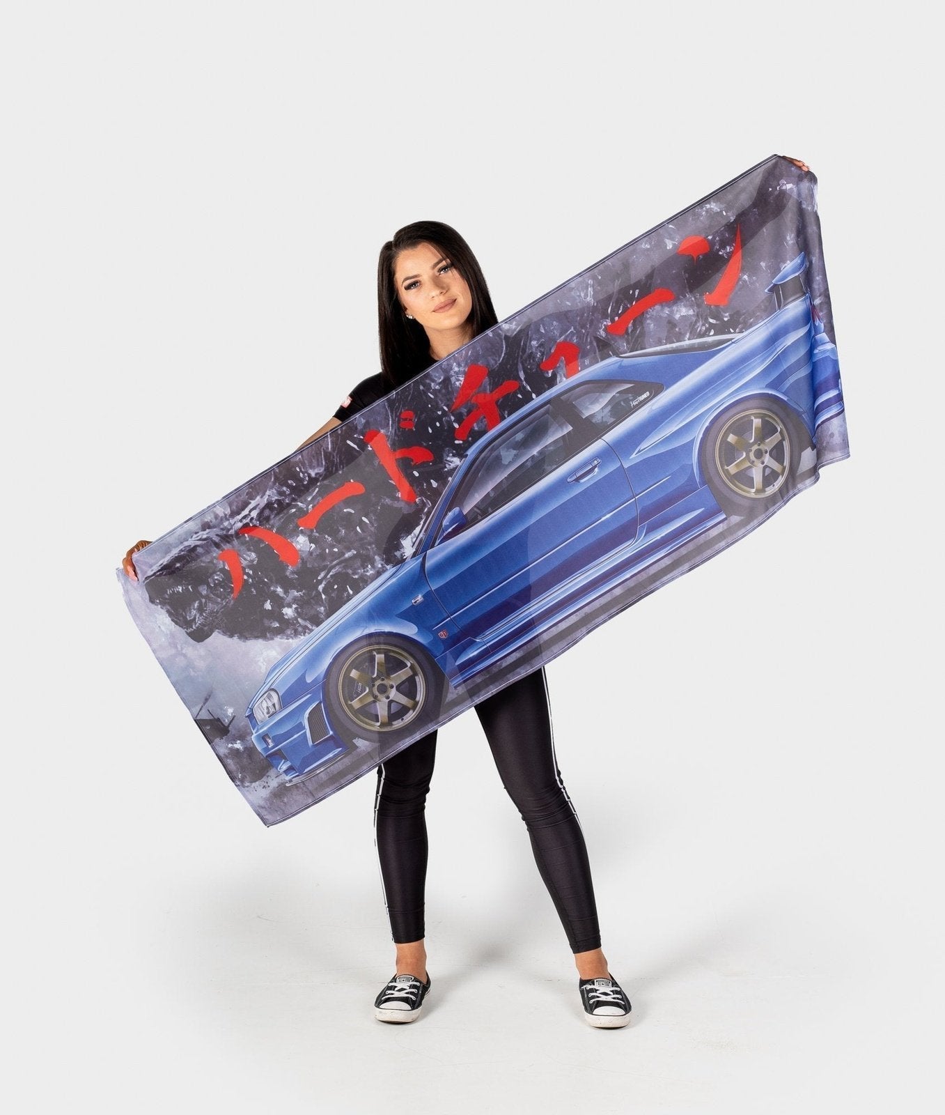 Zilla Edition Nissan Skyline R34 GTR Garage Flag – Hardtuned