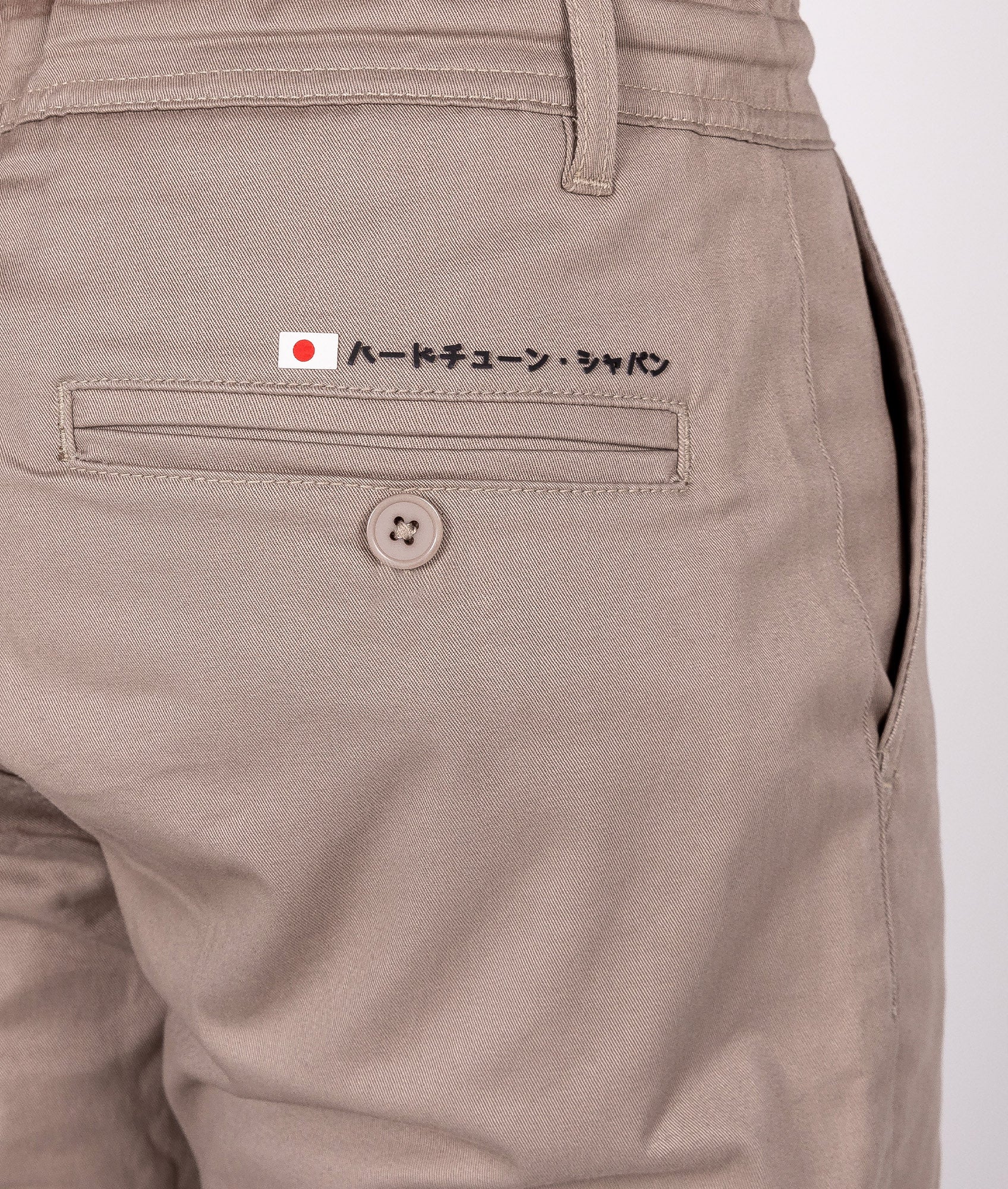 HardTuned Grid Cuffed Chinos - Tan – Hardtuned