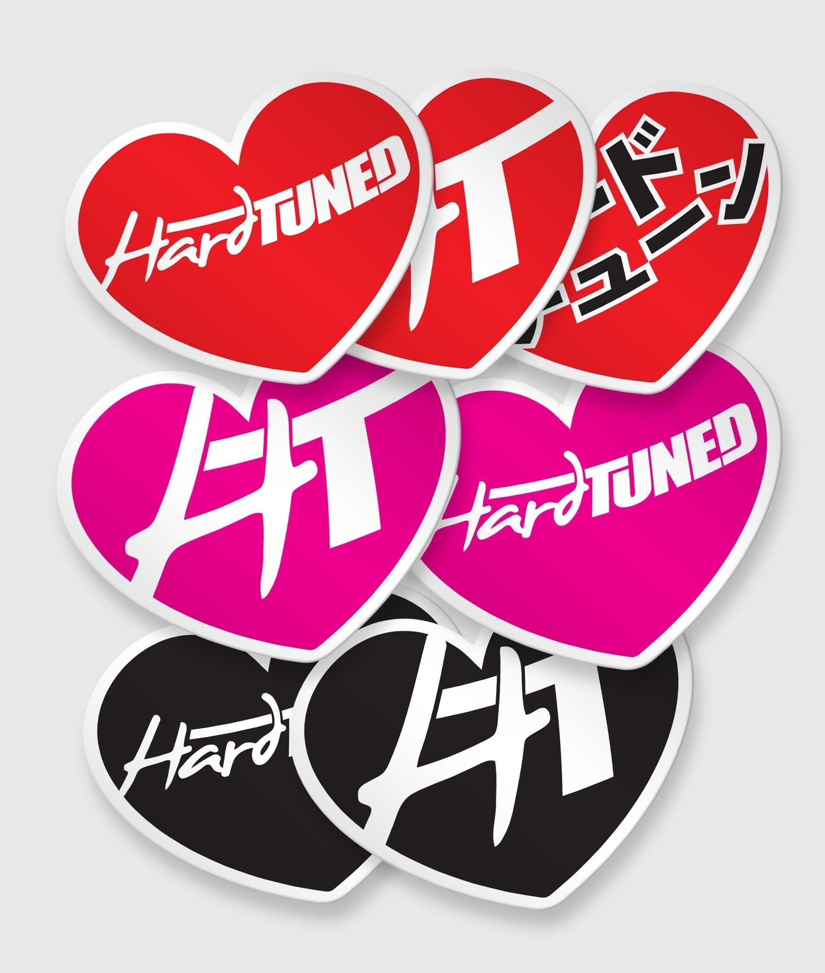 Hardtuned Hearts Vinyl Sticker - Hardtuned