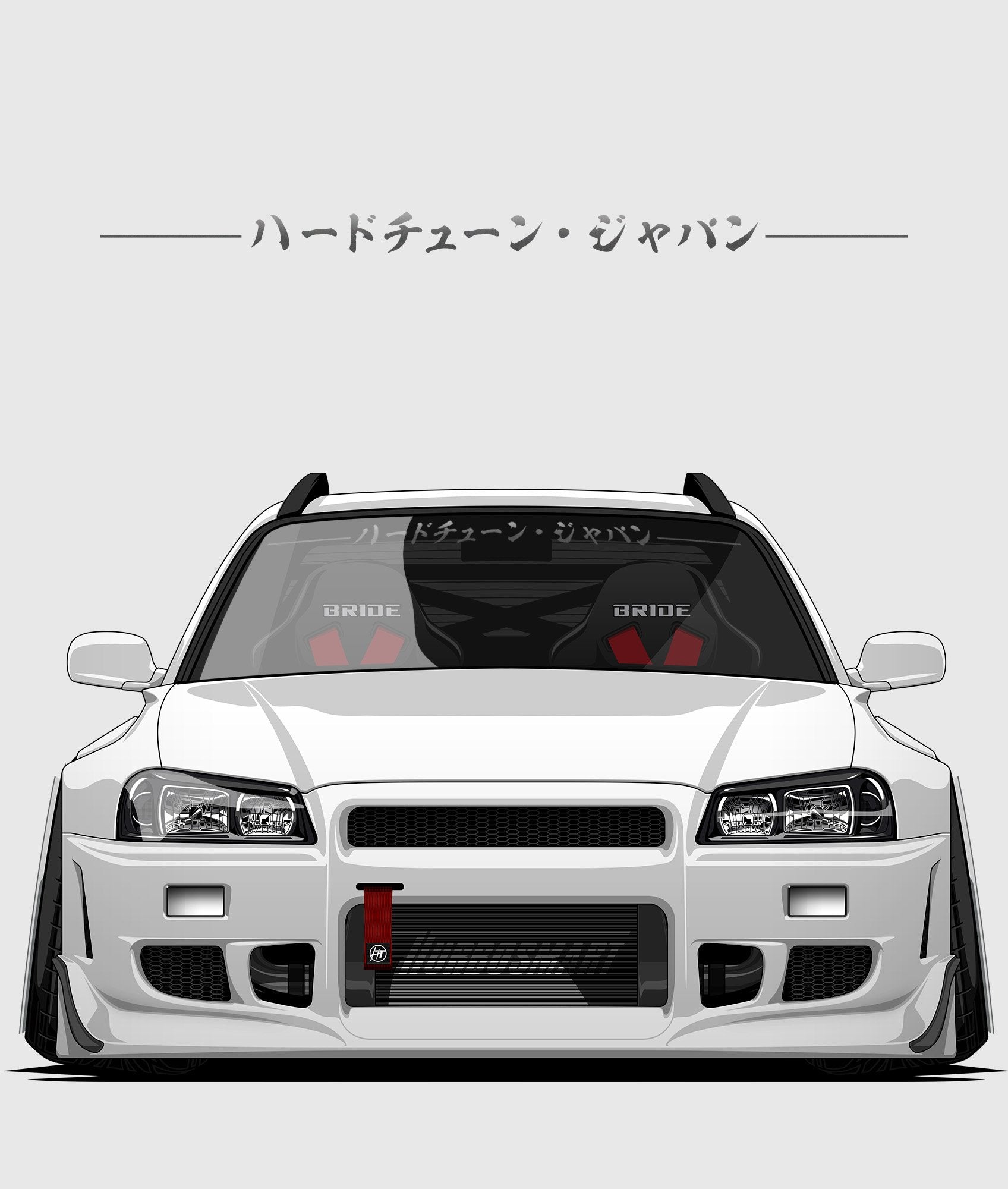 Hardtuned Japan Katakana Window Banner