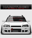 Hardtuned Keyline Window Banner - Hardtuned