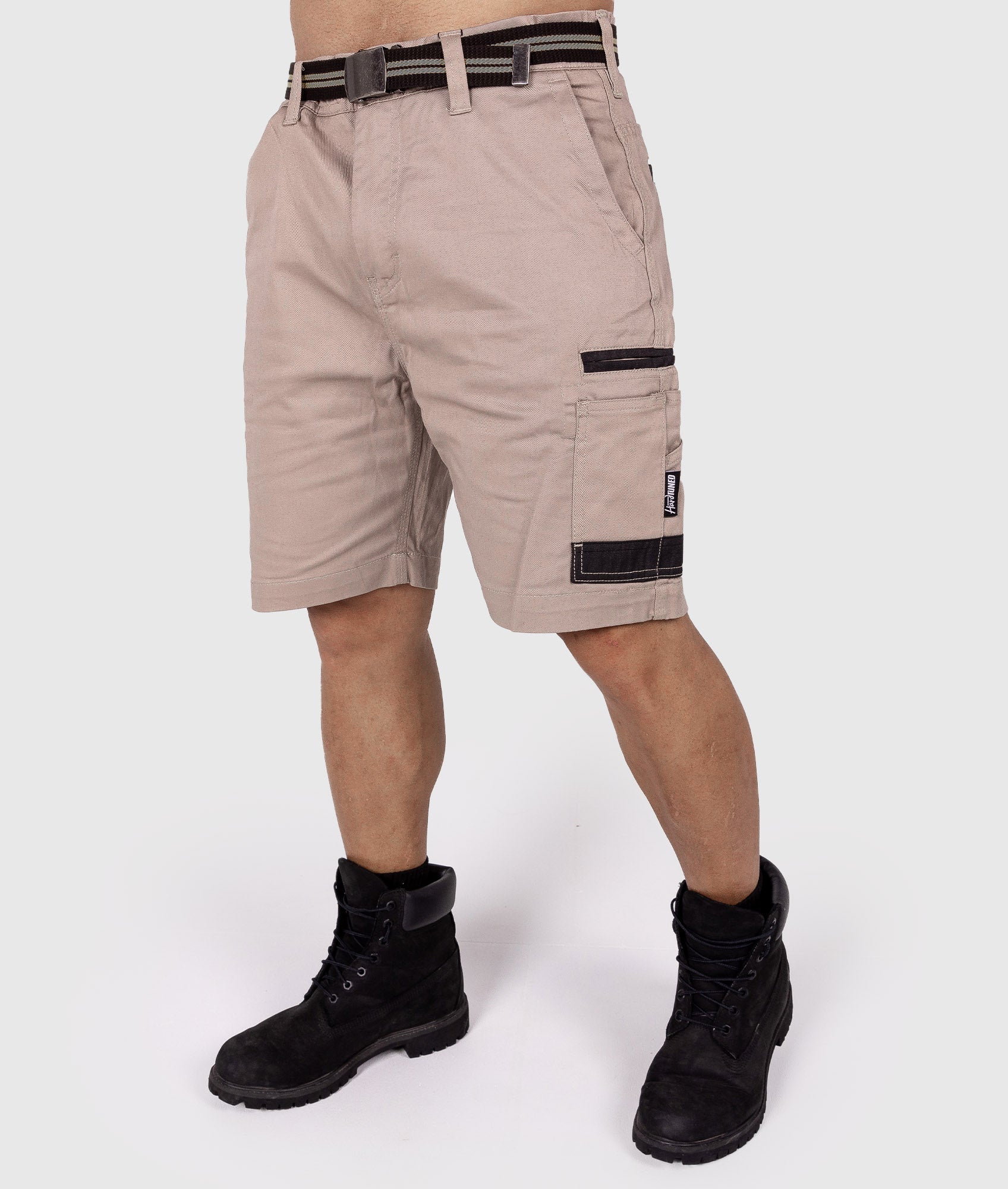 HardTuned Pitstop Cargo Shorts - Tan - Hardtuned
