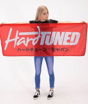 HardTuned Red Garage Flag - Hardtuned