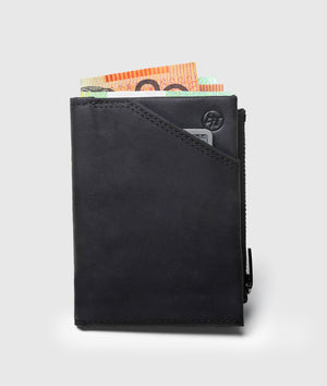 Higashi Black/Suede Vertical Wallet - Hardtuned