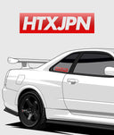 HTXJPN Classic Vinyl Sticker - Hardtuned