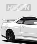HTXJPN Classic Vinyl Sticker - Hardtuned