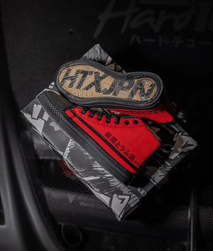 HTXJPN Fuji2 Red Panda High Top Sneakers - Hardtuned