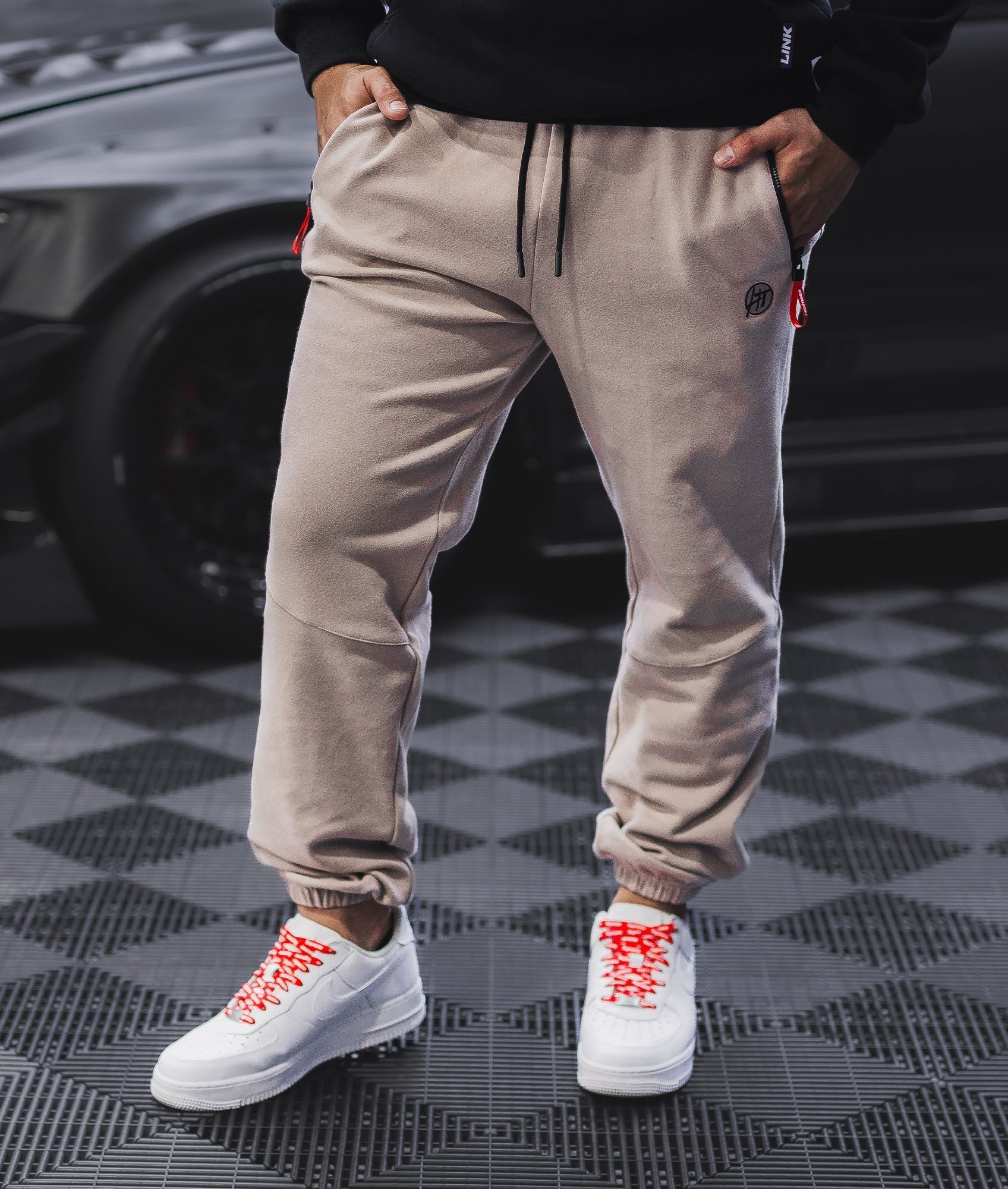 Katakana P1 Fleece Track Pants - Latte – Hardtuned