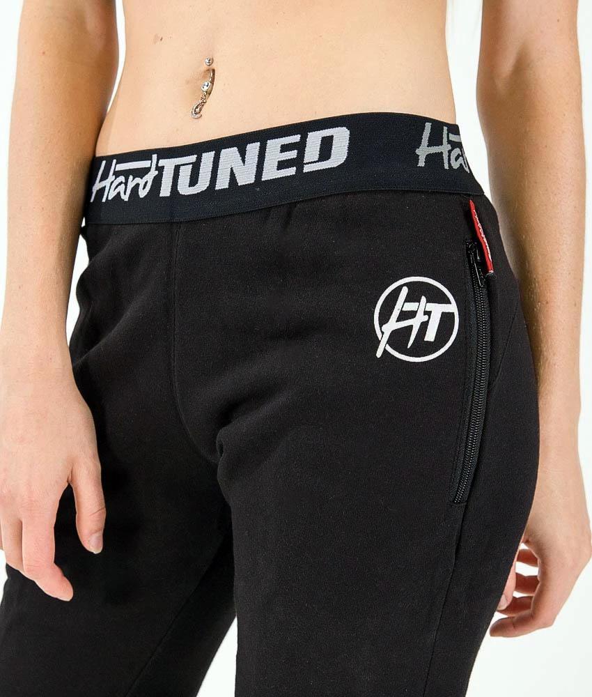 Ladies Power Over Trackies Black Hardtuned