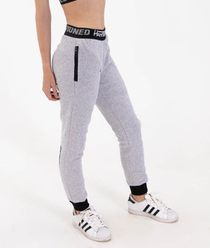 Ladies Power Over Trackies - Grey - Hardtuned