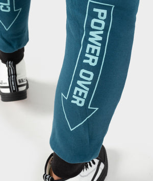 Ladies Power Over Trackies - Teal - Hardtuned