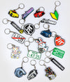 License Plate Rubber Key Ring - Hardtuned