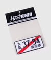 License Plate Stripe Magnet - Hardtuned