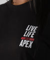 Life on the Apex Tee - Black - Hardtuned
