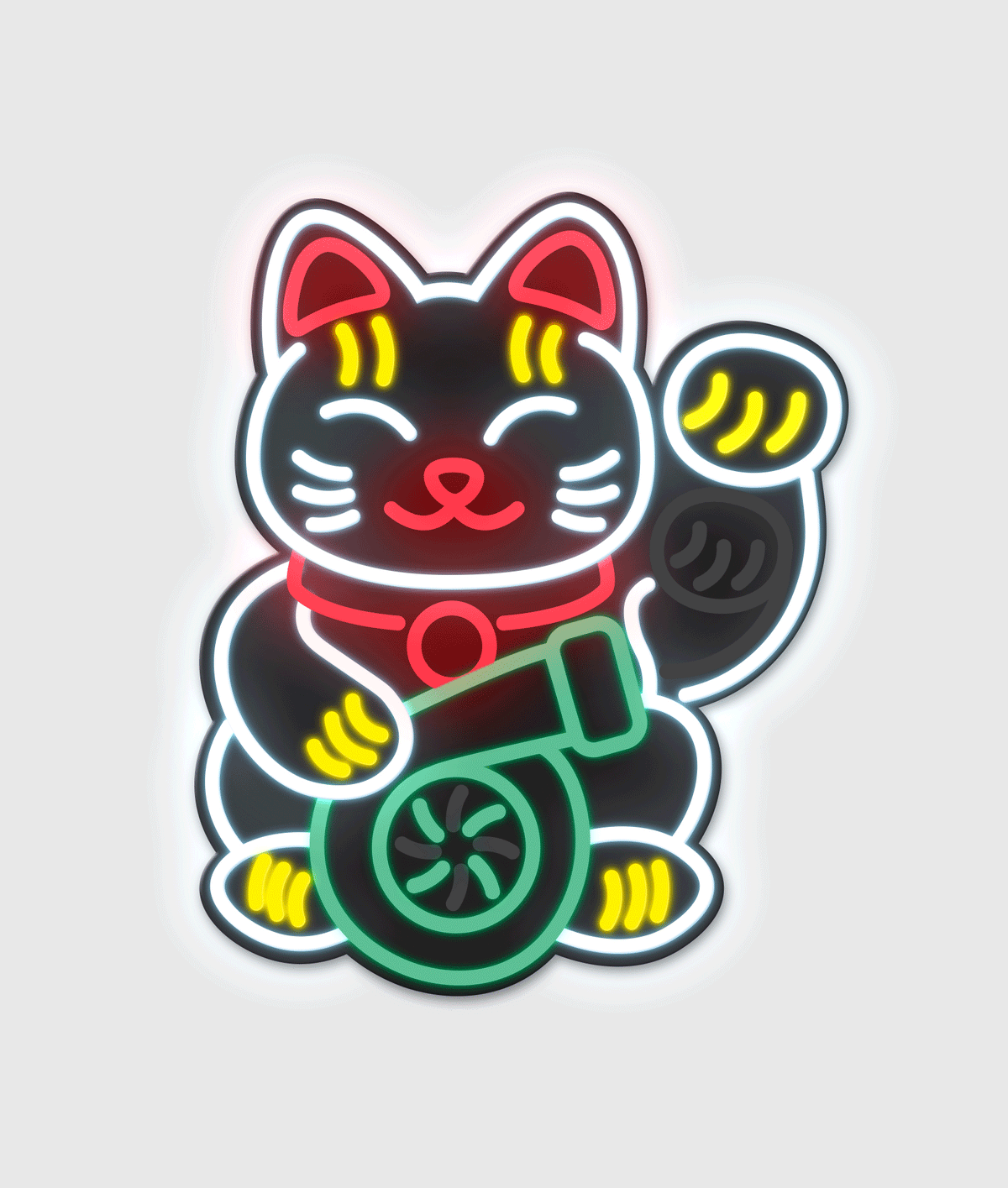 Lucky cat car online
